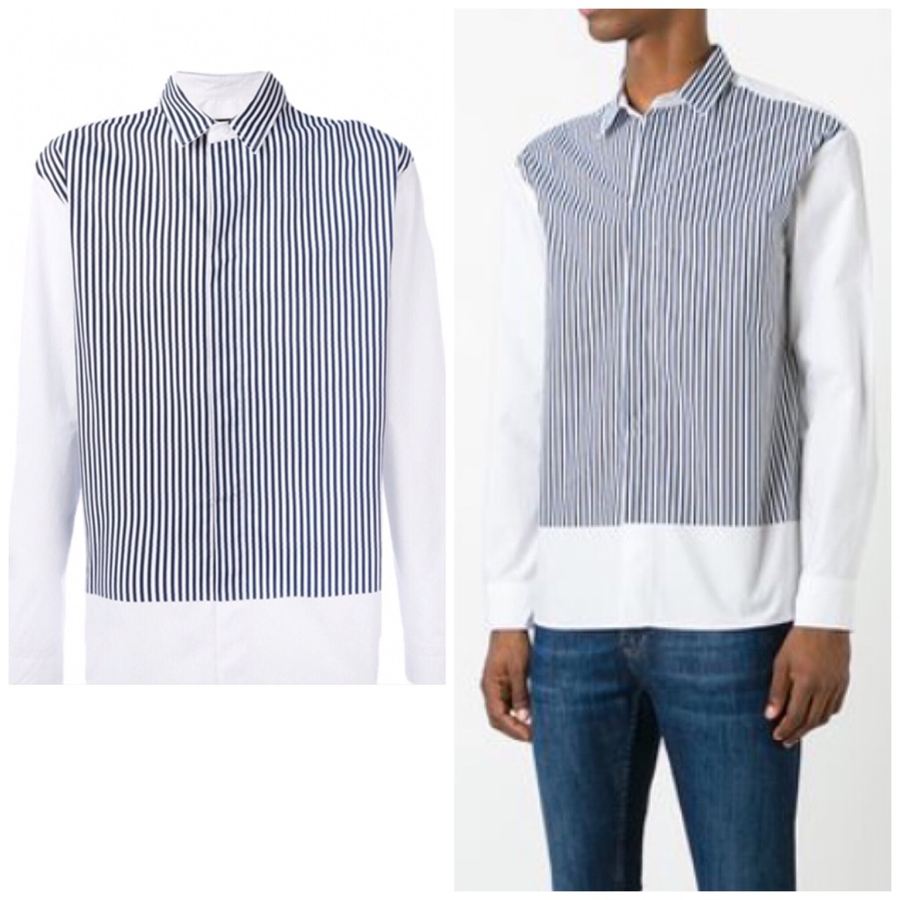 NWT!  Plac striped chest shirt size M